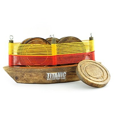 Beautiful Wooden Titanic Coaster Handicraft Gift Item