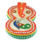 Ganesha Shape Marble Chopra-Roli Chawal Holder