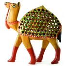 Beautiful Painted Camel with Latticed-Jalidar Handicraft