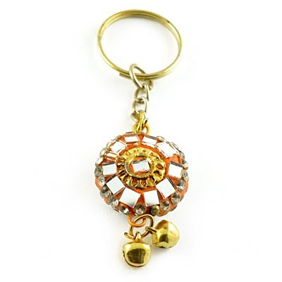Handicraft Lacquer Glass Key Chain