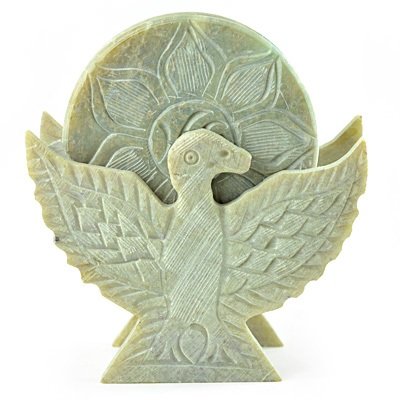 Amaging Swan Stone Tea Coaster with Handicraft work
