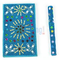 Handicraft Zardozi work Pen and Diary 