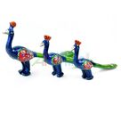 Colorful Handicraft Peacock Set of 3