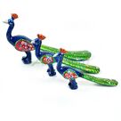 Colorful Handicraft Peacock Set of 3