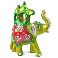 Colorful Handicraft Elephant with Palki-Ambabari