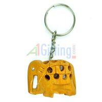 Latticed Elephant Key Chain