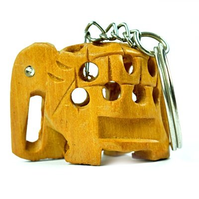Latticed Elephant Key Chain
