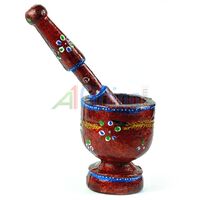 Wooden Handicraft Okhli Decorative item