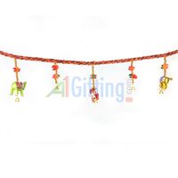 Handcrafted Door Hanging-Elephant and Bell 