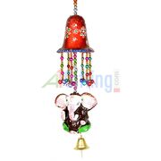 Handicraft Bell with Elephant Hanging