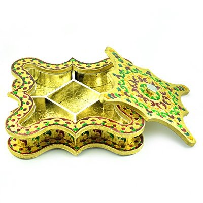 Golden Color Handicraft Dry fruit Box 