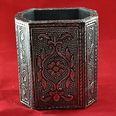Silver Platted Handcrafted Pen Holder