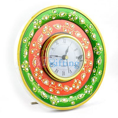 6 Inch Frame Table Marble Clock