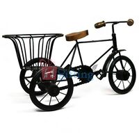 Iron Handicraft Rickshaw with Designer Carrier