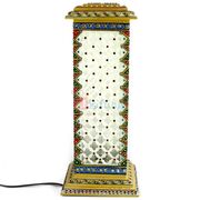 Square Tower Lamp 15 Inch Antique Handicraft Print