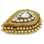 Leaf Shape Antique Look Roli Chawal Box