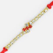 Stunning Diamond Mauli Rakhi for Brother