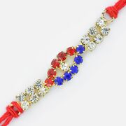 Diamond and Jewel Eye Type Beautiful Rakhi