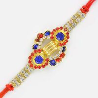 Unique Pattern Jewel Studded Beautiful Rakhi