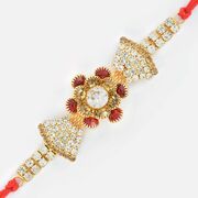 Supreme Quality Diamond and Jewel Studded Rakhi