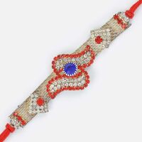 Diamond and Jewel Uniquely Design Beautiful Rakhi