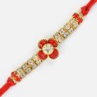 Premium Diamond and Multi Color Jewel Rakhi