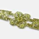 Uniquely Crafted Golden Color Jewel Studded Marvelous Designer Rakhi