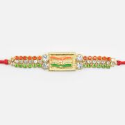 New National Flag Design Amazing Looking Jewel Rakhi for Brother