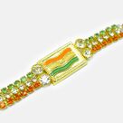New National Flag Design Amazing Looking Jewel Rakhi for Brother