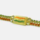 New National Flag Design Amazing Looking Jewel Rakhi for Brother