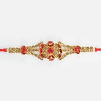 Amazing Looking Marvelous Design Antique Rakhi for Brother