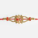 Colorful Jewel and Pearl Design Astonish Unique Rakhi for Brother