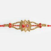 Colorful Jewel and Pearl Design Astonish Unique Rakhi for Brother