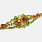 Colorful Jewel and Pearl Design Astonish Unique Rakhi for Brother