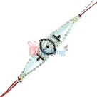 Glittering Premium Diamond Bracelet Rakhi for Brother