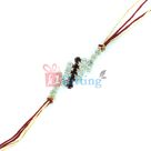 Pleasant Traditional Designer Fancy Jewels Rakhi for Brother