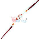 Rakhi ke Rang Diamond ke Sang - Rakhi with Multi Color Diamonds