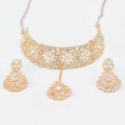 Amazing Diamond Studded Necklace Set