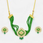 Nice Looking Kundan Work Designer Jewel Set