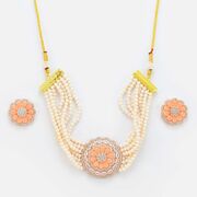 Alluring Pearl Designer Jewel Set with Jhumka