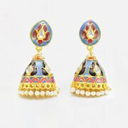 Newly Designer Multicolor Jhumka With Pearls