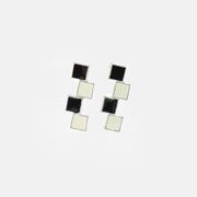 Lovely designer Black And White Earring Set