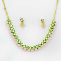 Fine art Designer Golden Jewellery Set