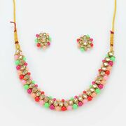 Stunning Kundan Designer Jewellery Set with Earrings