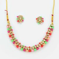 Stunning Kundan Designer Jewellery Set with Earrings