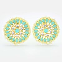 Stunning Kundan Designer Earrings Set
