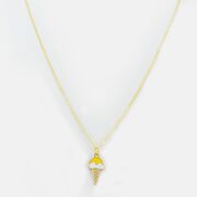 Icecream Style Gold Plated necklace Chain