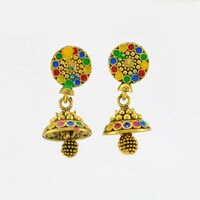 Lovely Multicolor Jhumka Set