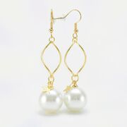 Star Designer Golden Color Earrings set with Big Pearls