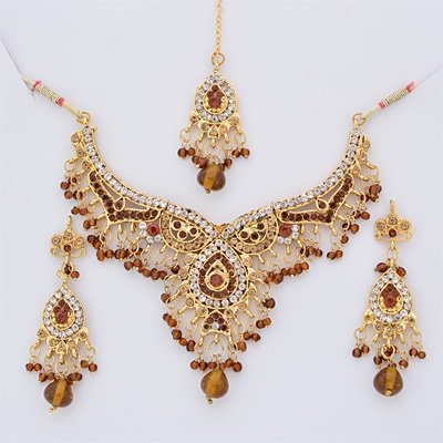Diamond Beads Fashion Jewelry Set